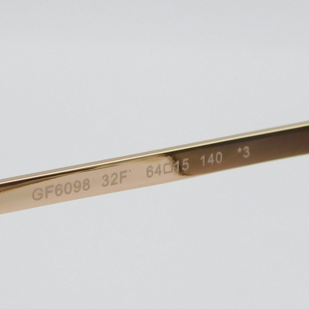 NEW GUESS GU6098 32F GOLD BROWN GRADIENT AVIATOR WOMEN'S SUNGLASSES 64-1… - Picture 9 of 11